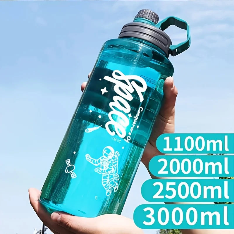 Prana Water - 2L 3L Large Capacity Sport Water Bottle With Filter Eco-Friendly Plastic Water Cup Portable Fitness Drink Bottle Kettle BPA Free