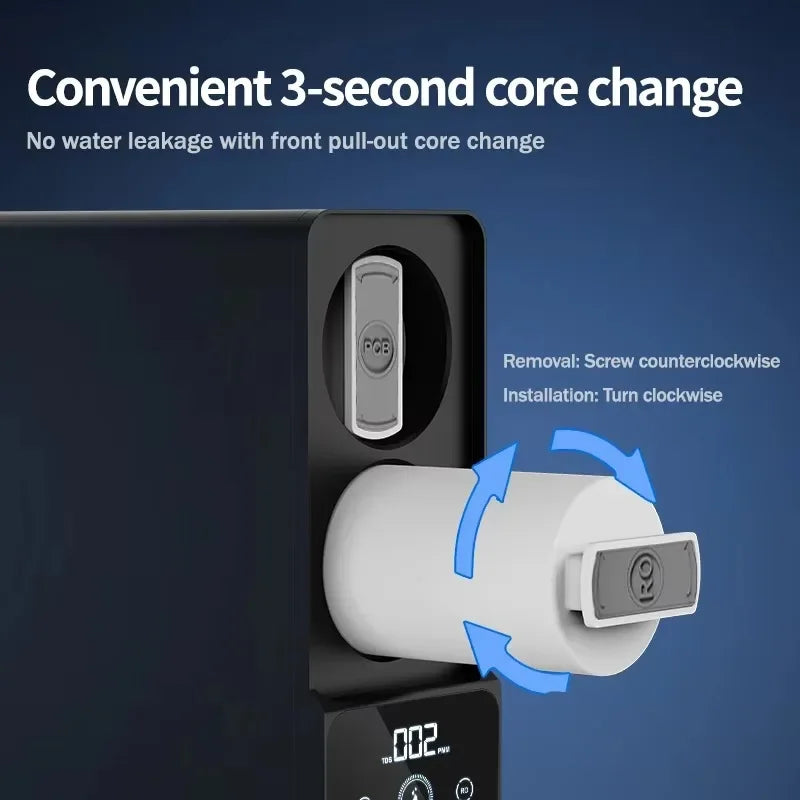 1000 GPD Tankless Reverse Osmosis System Domestic RO Water Filter For Kitchen Sink Whole Home Purifier For Drinking Water