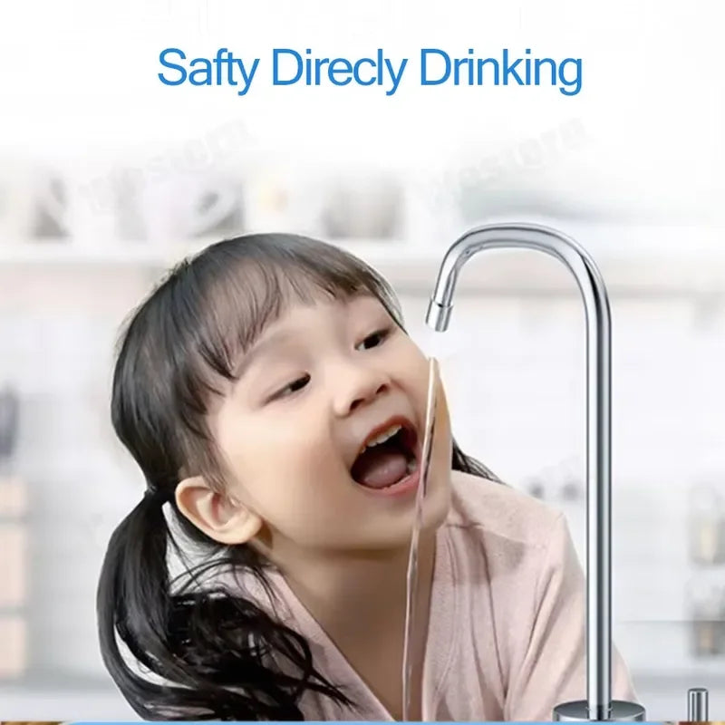 RO Reverse Osmosis Water Filter System Direct-drinking Tankless Large Flow Water Filter 400G 600G Pure