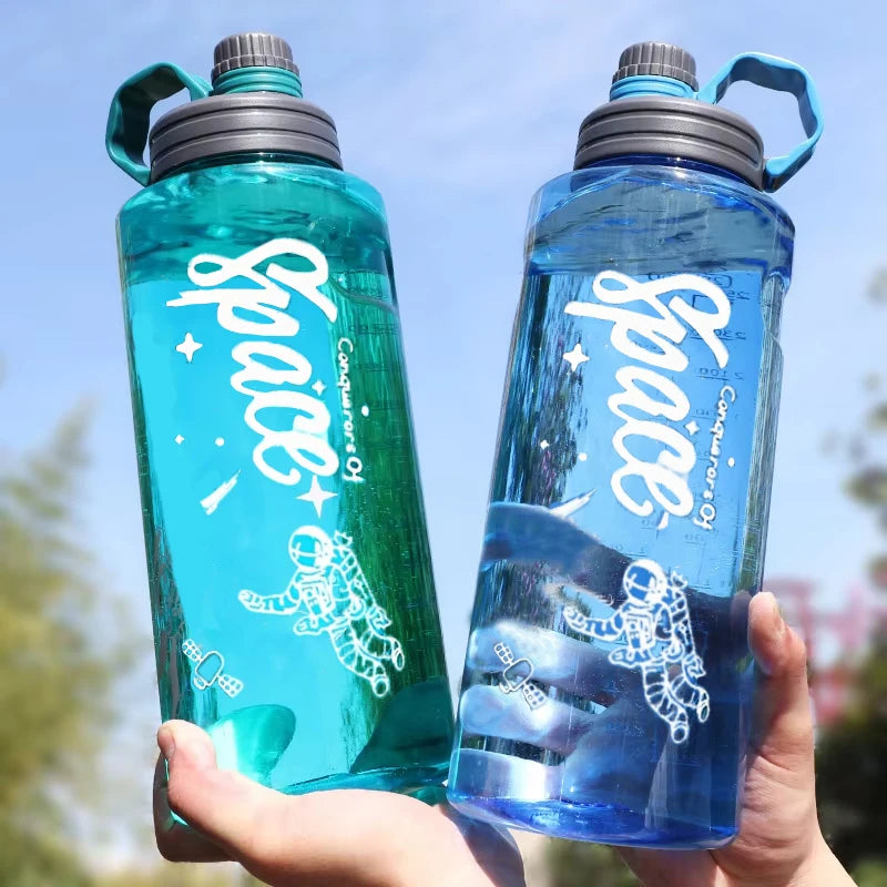Prana Water - 2L 3L Large Capacity Sport Water Bottle With Filter Eco-Friendly Plastic Water Cup Portable Fitness Drink Bottle Kettle BPA Free