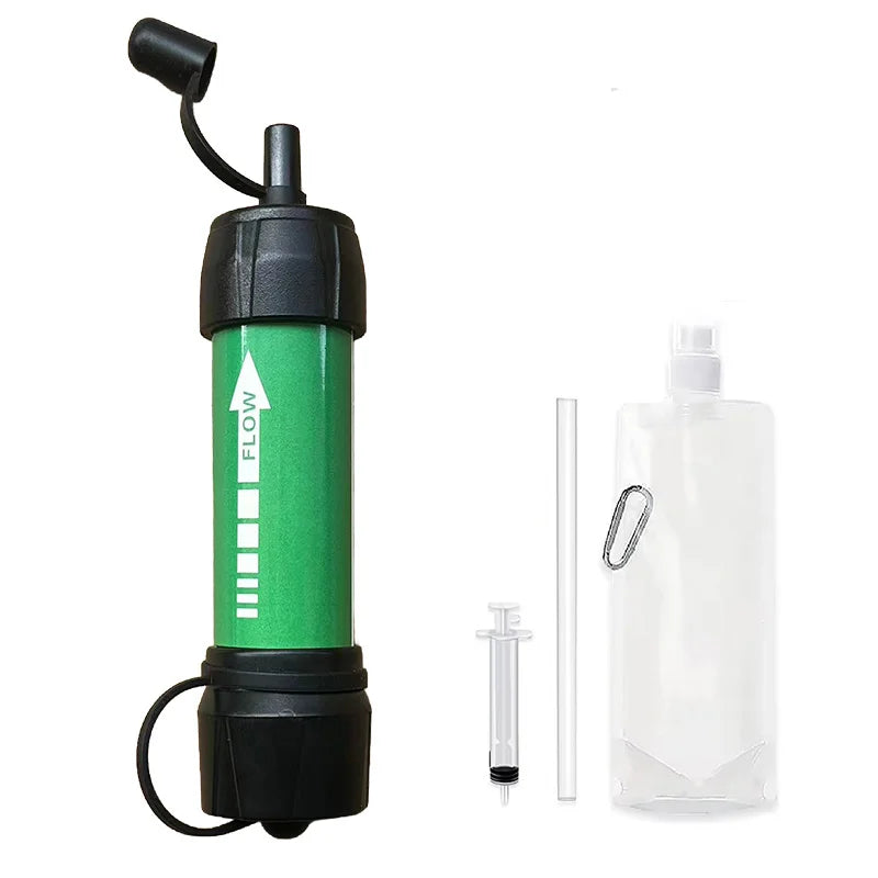Prana Water - Emergency Portable Water Purifier for Hiking - Survival , Fast Purification, Safe for Natural Water, On-The-Go Essential Gear