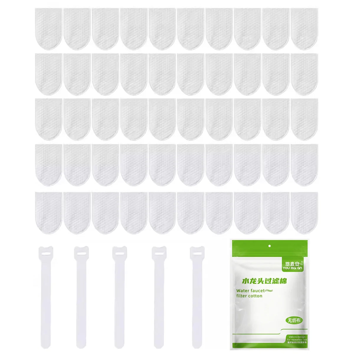 Sink Faucet Filter Bag Universal Faucet Filter Anti-splash Thickened Faucet Filter With Velcro Tap Water Filter Bag