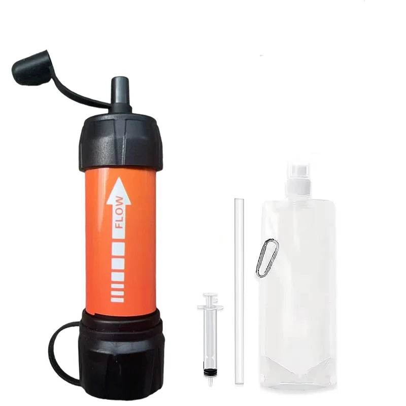Prana Water - Emergency Portable Water Purifier for Hiking - Survival , Fast Purification, Safe for Natural Water, On-The-Go Essential Gear