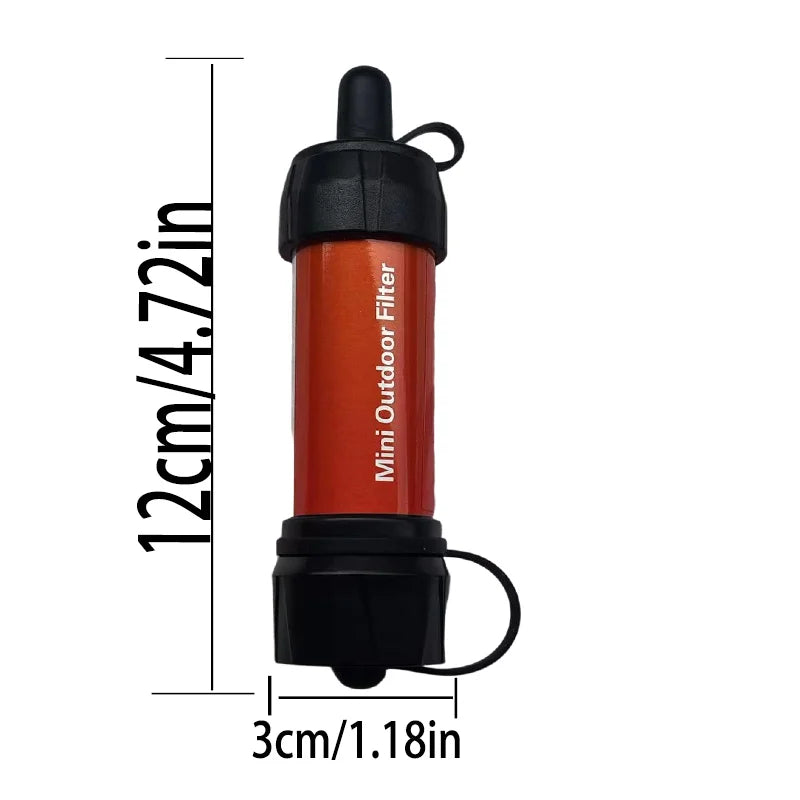 Prana Water - Emergency Portable Water Purifier for Hiking - Survival , Fast Purification, Safe for Natural Water, On-The-Go Essential Gear