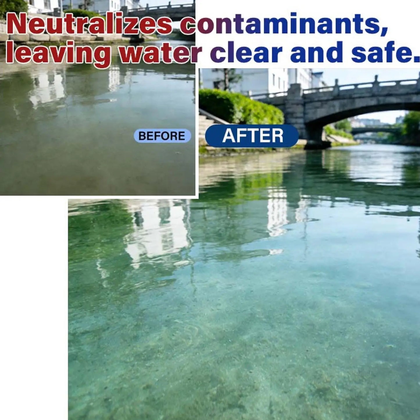 Water Purification Tablets for Drinking Effective Fast Dissolving water clarity maintenance Camping Hiking Water Filter Tablets